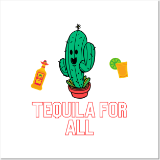 Here's a picture of a cactus treating everyone with Tequila! Have a great summer) Go to my store:Atom139 Posters and Art